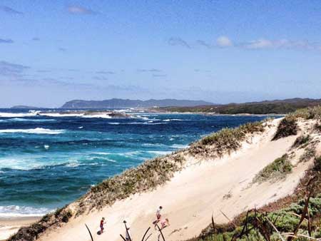 Lights Beach, Across William Bay National Park to the West