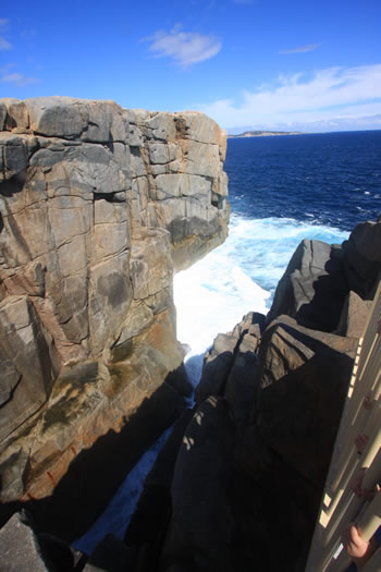 The Gap photograph of the Southern Ocean Waves on ancient granite